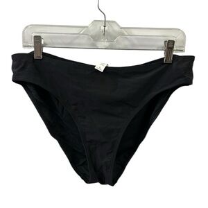 Black Classic Bikini Swimsuit Bottom Womens XL